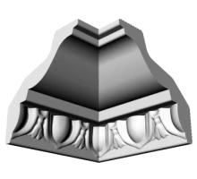 Уголки к потолочному плинтусу GP10