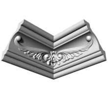 Уголки к потолочному плинтусу GP16