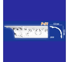 Плинтус потолочный инжекционный KenoРol Р51