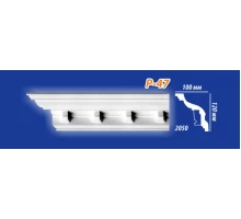 Плинтус потолочный инжекционный KenoРol Р47