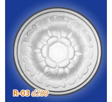 Розетка потолочная из полистирола R03