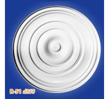 Розетка потолочная из полистирола R51