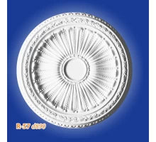 Розетка потолочная из полистирола R57