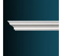 Плинтус потолочный без орнамента Гибкий AB180F