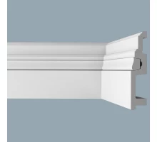 Плинтус напольный из ударопрочного полимера П6 120-24