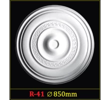 Розетка потолочная из полистирола R41