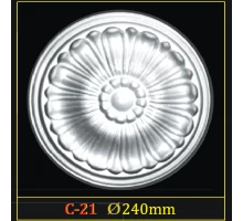 Розетка потолочная из полистирола C21