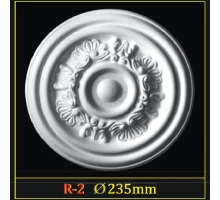 Розетка потолочная из полистирола R2
