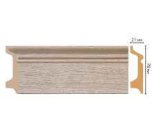 D122-72 ШК/16 Плинтус напольн.DECOMASTER(78*21*2400 мм)