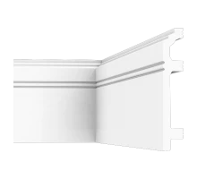 Плинтус напольный из ударопрочного полимера П12 120-22