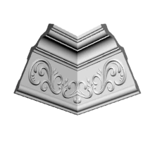 GP25 уголки к потолочному плинтусу