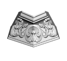 GP34 уголки к потолочному плинтусу