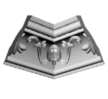 GP36 уголки к потолочному плинтусу