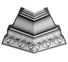 GP41 уголки к потолочному плинтусу