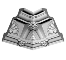 GP43 уголки к потолочному плинтусу