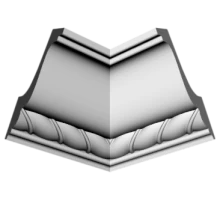 GP44 уголки к потолочному плинтусу