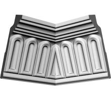 Уголки к потолочному плинтусу GP74