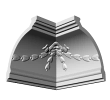 Уголки к потолочному плинтусу GP1