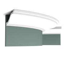 Гибкий потолочный плинтус C331F