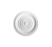 Гладкая потолочная розеткаR08