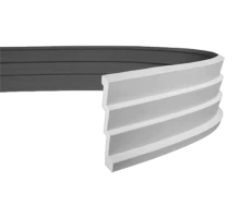 Плинтус потолочный без орнамента Гибкий 1.50.145F