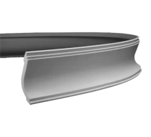 Плинтус потолочный без орнамента Гибкий 1.50.170F